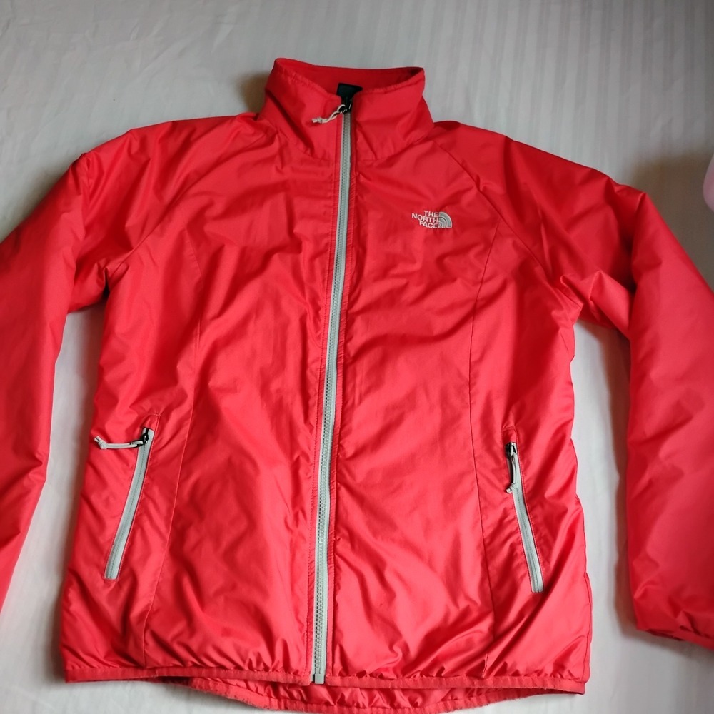 North Face Jacket Womens Medium Insulated Puffer Zip Pockets Outdoor Hiking